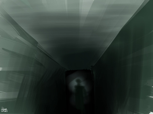 Daily Scp Art 12 13 14 Scp087 The Stairwell Scp 087 Is An