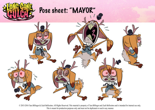 longgonegulch: What we wanted to achieve with the Mayor was a unique rabbit character.  A lot o