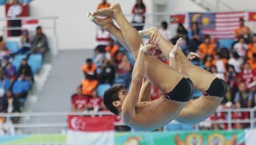 jasperbud:  Mark & Timothy Lee, Team Singapore (#ourteamsg) divers 