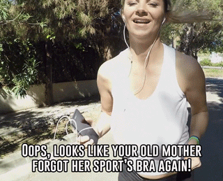 badsluttymomma:  Jogging With Mom (sample)Full NSFW Post at: https://badsluttymomma.bdsmlr.com/post/68310738More