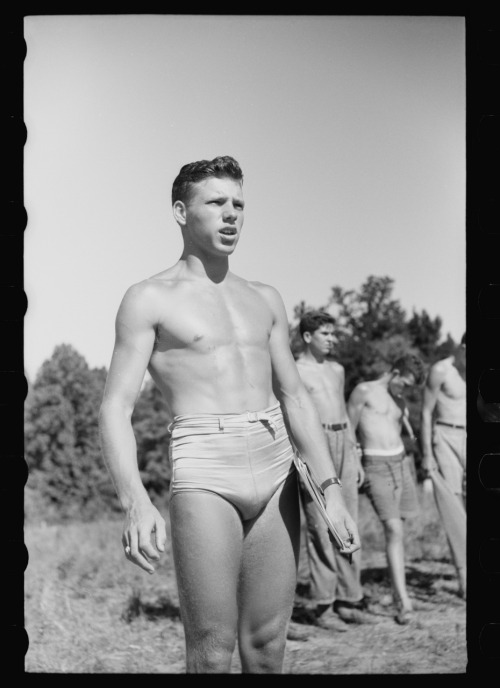 boys-of-the-past:  boys-of-the-past:  Boy Scout camp counselor in the Florence, Alabama (vicinity) i