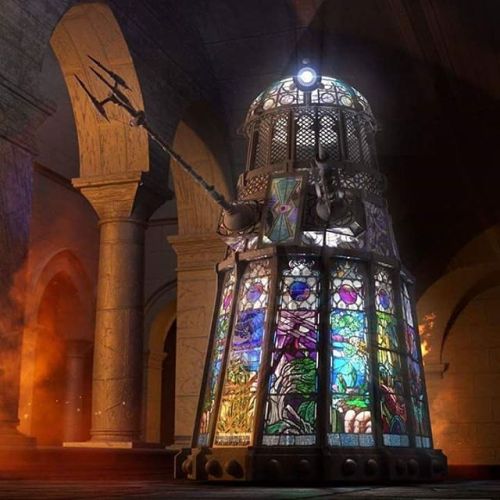 allsortsoflicorice: steampunkspectacular: steampunktendencies: Stunning Stained Glass Dalek #steampu