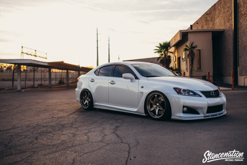 Lexus IS F GSE20Sin City Coastin’ // Lance Calitri’s Lexus IS-F | StanceNation™ //
