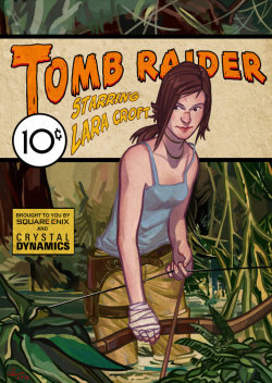 samuel-alexander:  tombraider:  Fanart: “TR” by dllover17  She’s too happy. &ldquo;BRB GUYS JUST OF TO KILL PEOPLE AND SURVIVE AND GET PTSD LOL KAYTHANXBYE&rdquo;