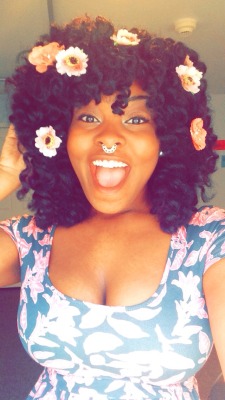 asiforgetthesewords:  you-see-emily:  wwwdotugh:  learningtolove-21:  officialbootycall:  toots-toots:  So, I decided to do a pt. 2 with my septum ring included. :)) reblog me because I’m happy please :)))  Just fuck me up 🙌 black women are goddesses