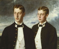 troyschooneman:Prince Albert Victor of Wales And Prince George of Wales by  Carl Rudolph Sohn (1845 – 1908, German)https://www.instagram.com/p/Bj-Wvp2govt/?utm_source=ig_tumblr_share&amp;igshid=9t8npm5i0pg5