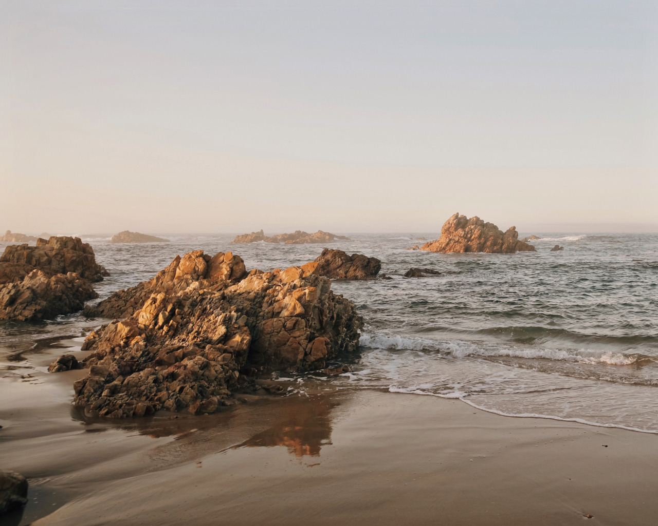 Warm mornings at the coast.