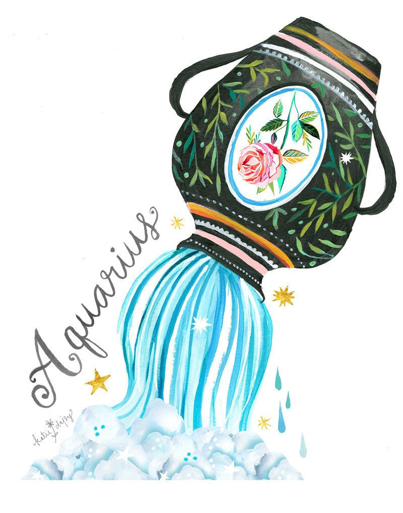 sosuperawesome:  Zodiac Art PrintsThe Wheatfield on EtsySee our #Etsy or #Zodiac