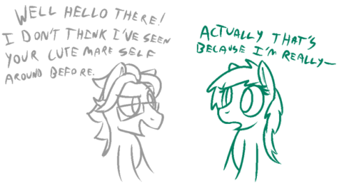 Quick doodlecomic to cap off the Spesmare adventures (for now), featuring a guest apperance by Pablo