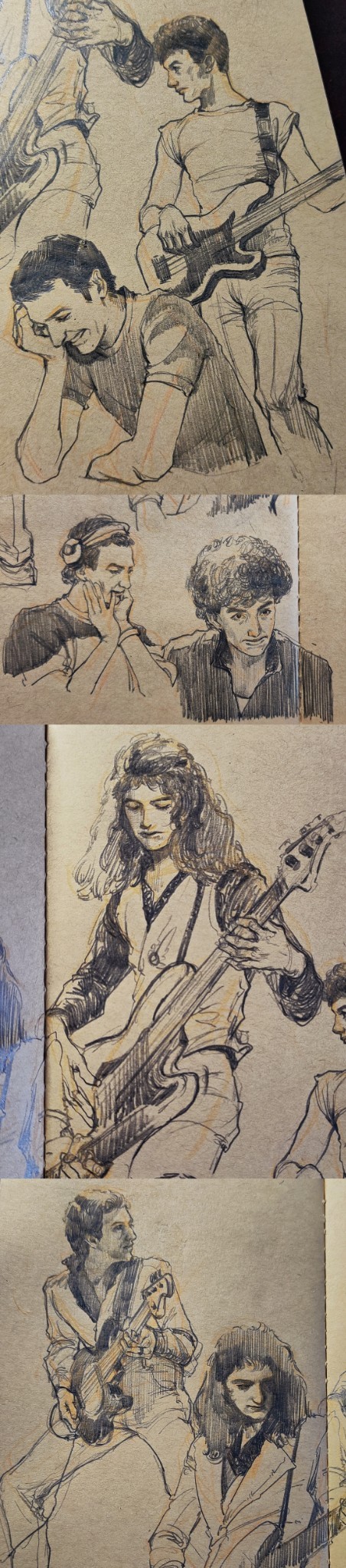 Update Some Pencil Sketches I Did This Year.