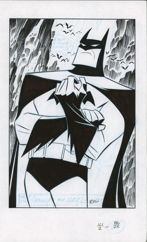 cooketimm:    Some b/w pages from Harley &amp; Ivy #1-3 (2004), part 2Inks by