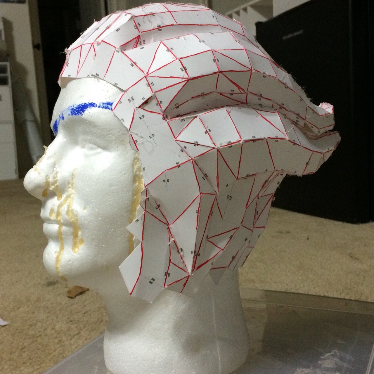 Asari head peice wip