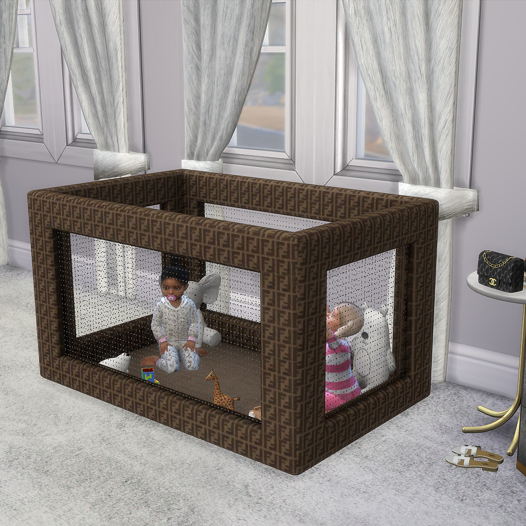 PlatinumLuxeSims — Large Designer Pet Bed *Patron requested* • 8