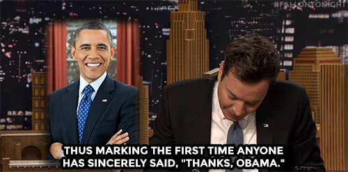 fallontonight:  Jimmy and Obama take some time to write their thank you notes.