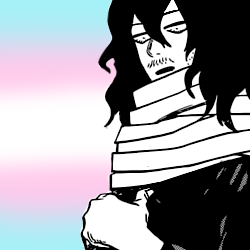 lgbt-bnha:Trans Kaminari and Aizawa icons requested by anon!