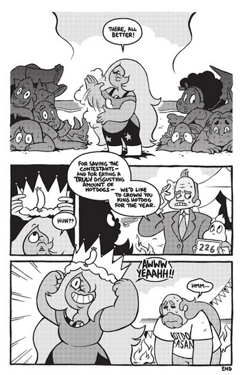ennuikibun-deactivated20150605: SU Comic #6 // King Hotdogdats mah amy <3