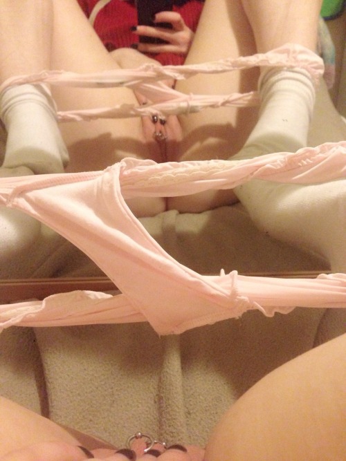 bdsmafterthoughts:  Show Sir your wet spot.  Good girl.