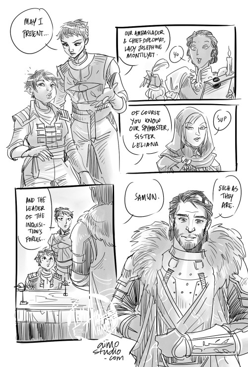 momochanners:Samson? But where’s Culle——oh :(—-Just a quick comic musing of an AU where things turne