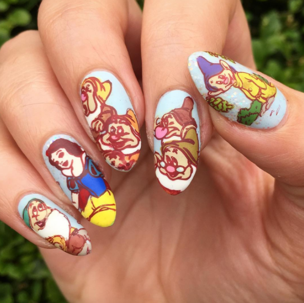 Narelle Beauty - 💫 Disney 💫 probably my favourite nail art EVER 🥰 from a  few years ago! God I miss this so much!!! #oldset #disneynails # disneynailart #cndshellac #cnd #shellac #toystory #toystorynails #