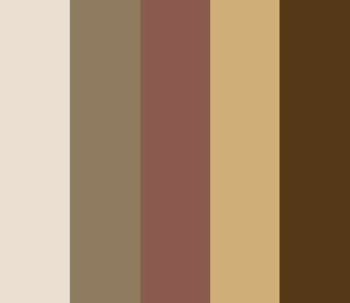 color-palettes:Cream Caramel 1 - Submitted by Brassassin#e9e0d1 #8f7b60 #8f7b60 #cfae78 #543717