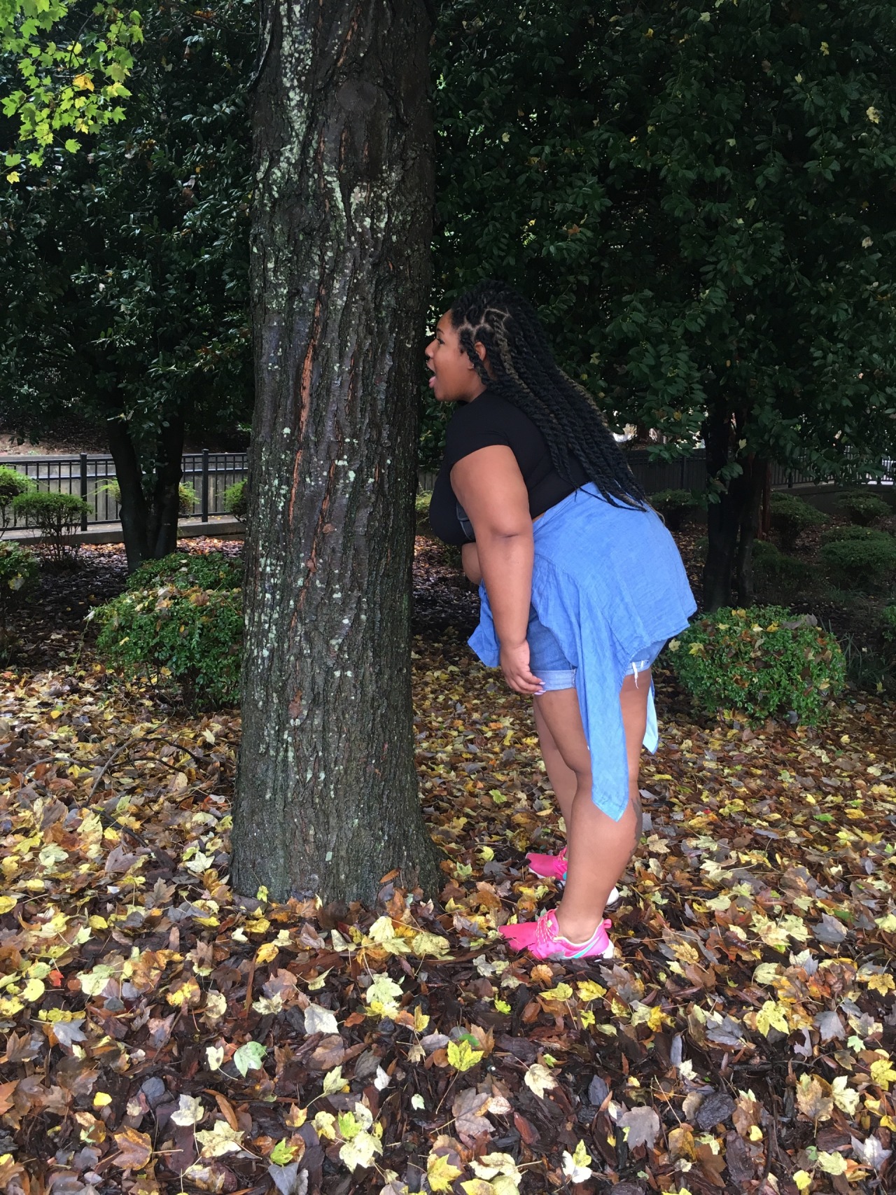 redlipsmwauh:  Being fat and beautiful in Atlanta ✨  Photo creds: @thickthighzmelanin