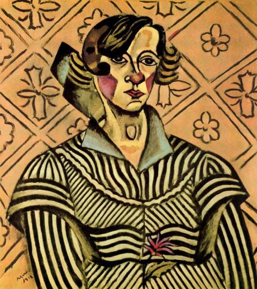 Portrait of Juanita Obrador, 1918, Joan Mirohttps://www.wikiart.org/en/joan-miro/portrait-of-juanita