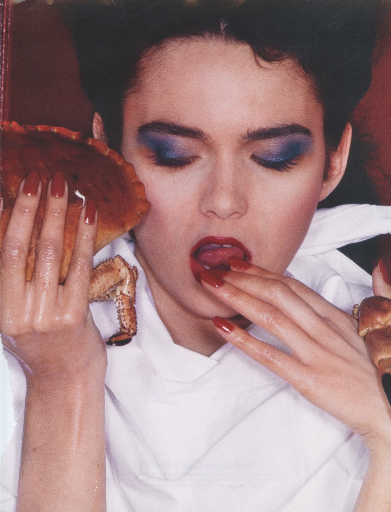 schu-schu:  80s_fashion_editorial_fotografie_guy_bourdin_festin_1961_red_nails