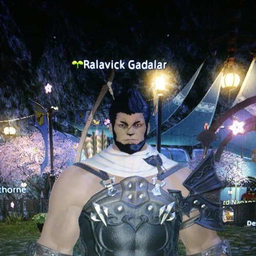 So trying out FFXIV finally. No sleep for me today hahaha #ffxiv #hyperion #roegadyn #gaymer