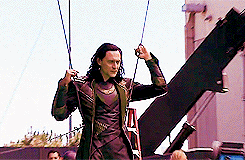 Tom Hiddleston in the Making of Thor: The Dark World (x)