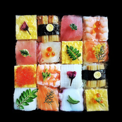 mayahan:‘Mosaic Sushi’ Trend From Japan Turns Lunch Into Edible Works Of Art