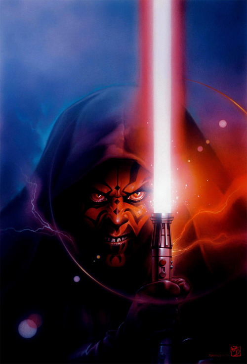 darthluminescent:Darth Maul // by Tsuneo Sanda