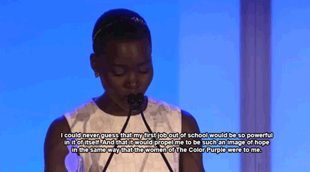 gifthetv:  Lupita Nyong’o spoke about the intersection of race and beauty at Essence’s Black Women in Hollywood Luncheon [x] 