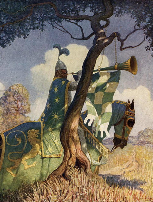 unhistorical: Illustrations for The Boy’s King Arthur (1922), N.C. Wyeth