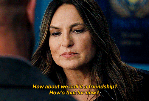 elliot-olivia: Can I let you know?  Just come. LAW & ORDER: ORGANIZED CRIME | 2.09: The Christma