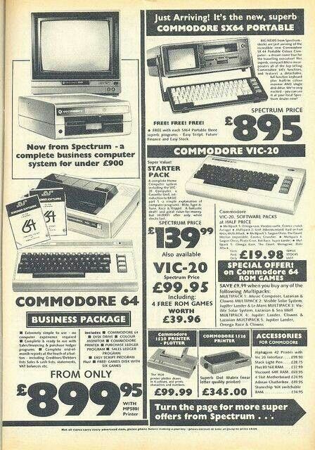 peterbowey:Who remembers the Commodore and VIC-20 adverts? I know a number of people who started pro