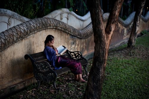 Reading in Thailand by Steve McCurry Intimate moments that capture the richness of a country. Visit 