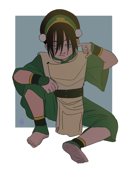 zoeshi-bug:you know how in legend of korra toph lives alone in the middle of nowhere minding her roc