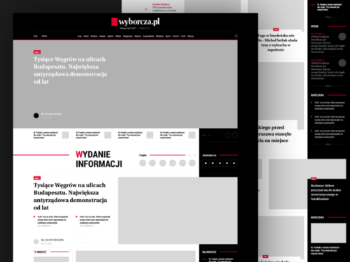 Wyborcza - Wireframe 1 Flatstudio