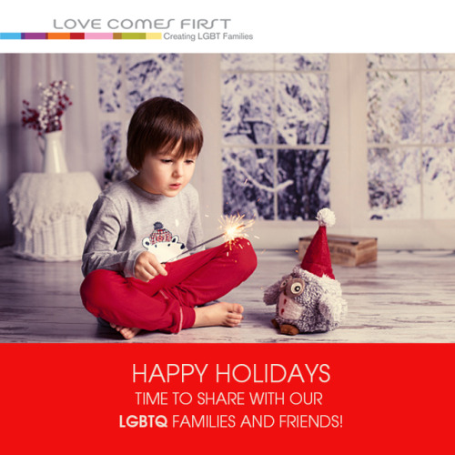  Happy Holidays from all of us at Love Comes First! 