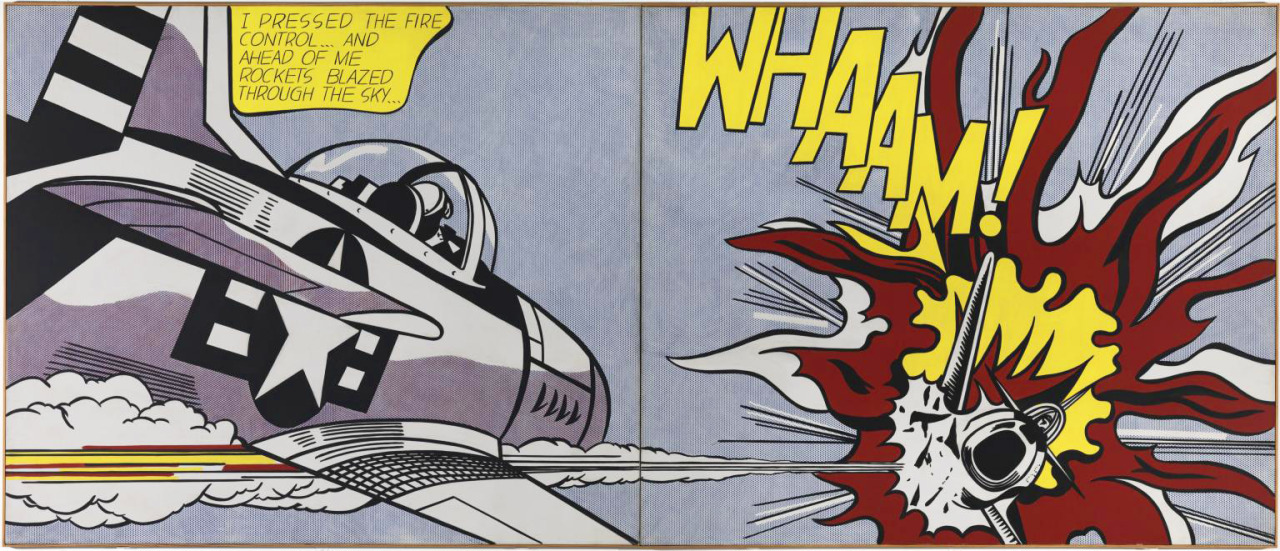 El Cuadro Del Dia Roy Lichtenstein Whaam 1963 Oleo Y