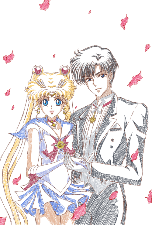 sailorcrisis:Sailor Moon & Tuxedo Kamen  I have a LOT of unfinished stuff and I don’t know if I 