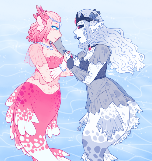 Some Corsola mermaid girlfriends for Mermay !! Im open for commissions, check out my info here !! ht