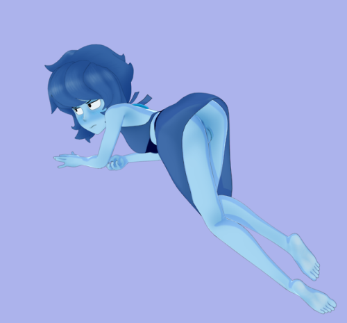 skuddpup: My Lapis model is done! I’m definitely thinking of letting some tentacles ravage her <3  @slbtumblng ;3