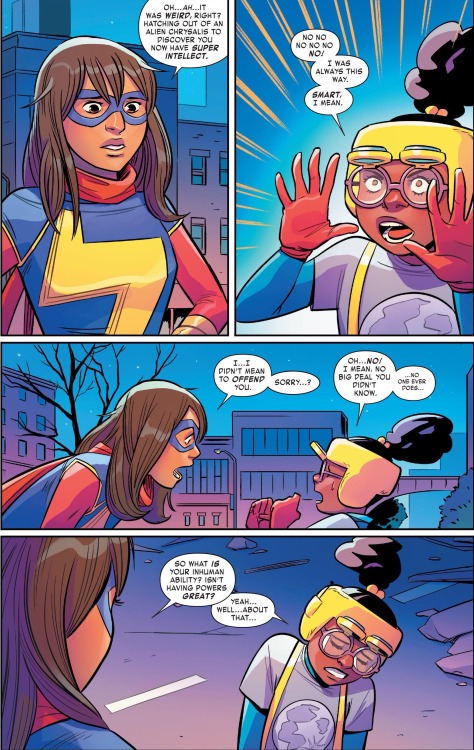 After a whole lot of being the *mentee*, Kamala get a chance at mentoring