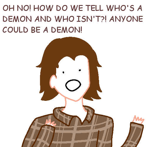 paintsupuhnatural:  Sam Winchester contemplates the struggles of life. 
