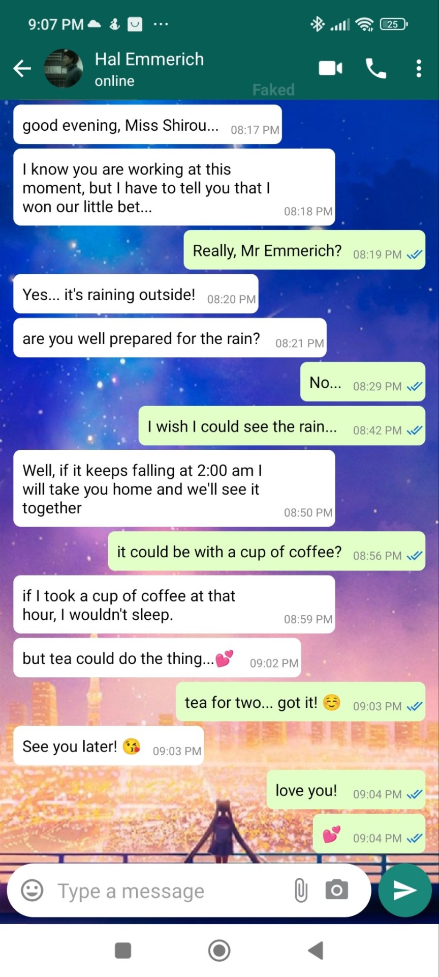 First Rain Of The Year... Here Where I Live, We Have Problems With The Drought, So I Was Thinking About