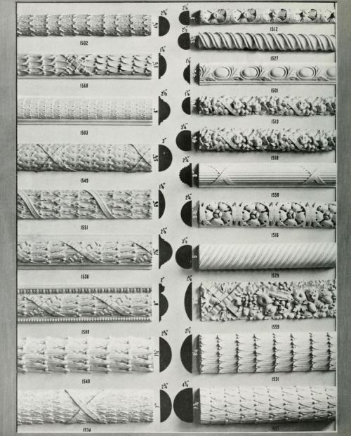 mikasavela: Ceiling patterns, rosettes, ventilators, corniches and moldings from Illustrated Catalog