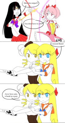 sakuraharutsuki:  If Puella Magi meets Sailor Moon 