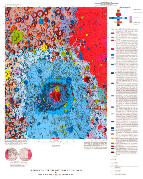 jesuisperdu:  reginasworld:  Images from the Geologic Atlas of the Moon  art i wish i made