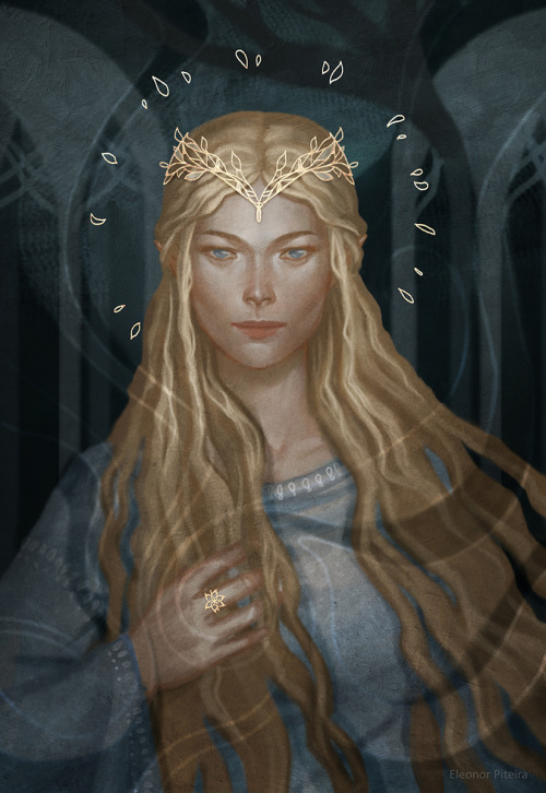 eleonorpiteira:Galadriel, a birthday gift for a friend :)[Art Prints available here and here]